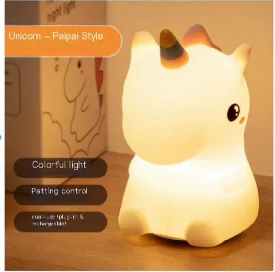 LED Unicorn Bedside Night Light GLR SHOPPING