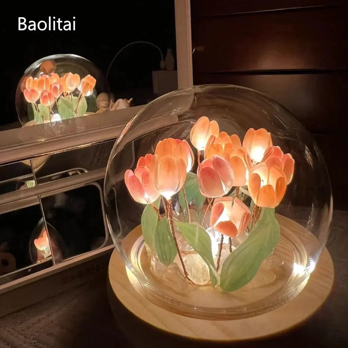 Handmade Tulip Night Light GLR SHOPPING