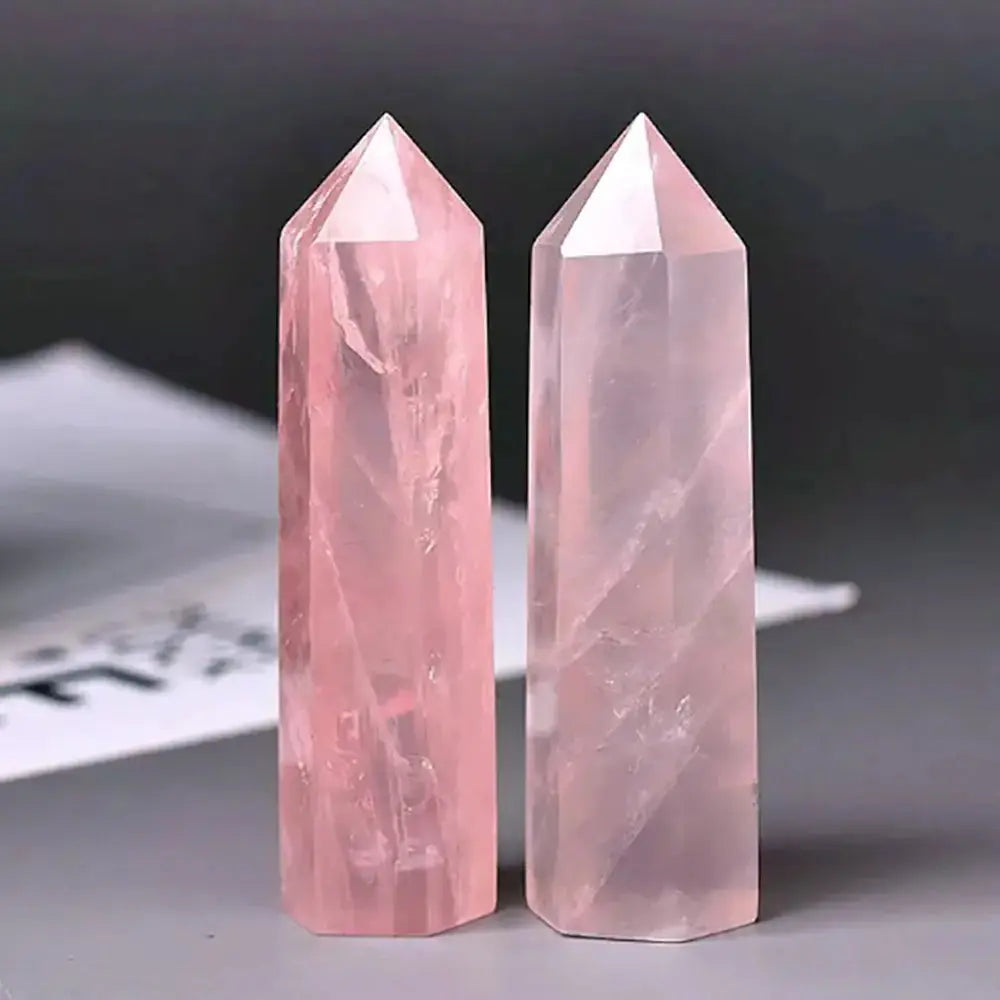 Rose Quartz Crystal Obelisk GLR SHOPPING