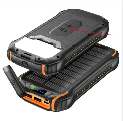CHDX 26800mah QI Wireless Solar Charger USB power bank Solar Panel wireless charger for mobile phone USB charger new GLR SHOPPING