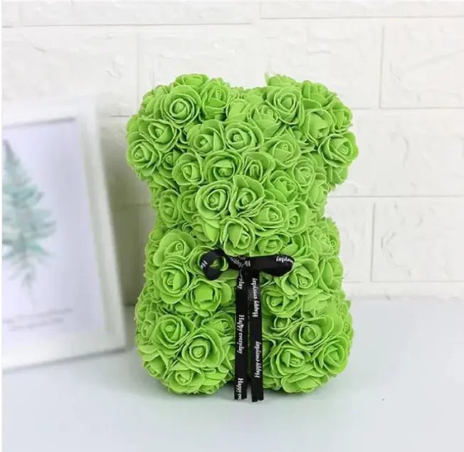 Rose Bear Teddy - Valentine's Day PE Foam Rose Bear GLR SHOPPING
