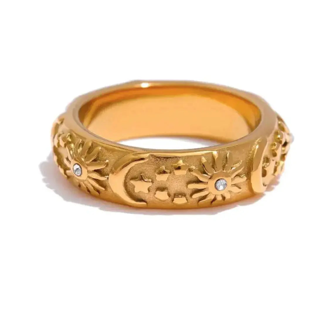 Star, Moon, and Sun Ring GLR SHOPPING
