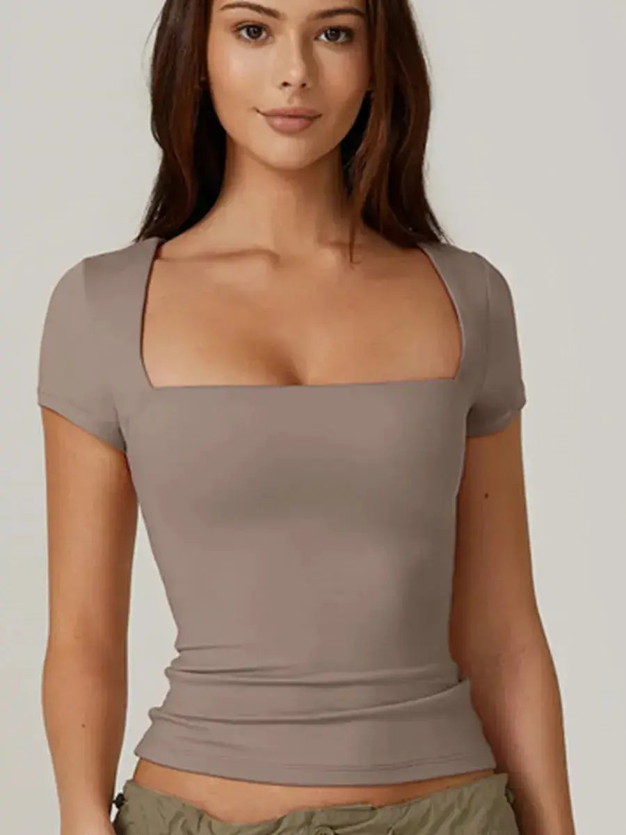 Summer Crop Top Blouse GLR SHOPPING