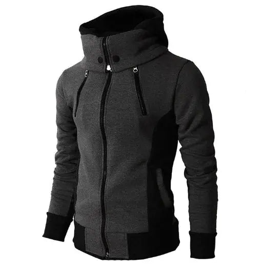 Double Zipper Hoodie Jacket for Men - GLR SHOPPING