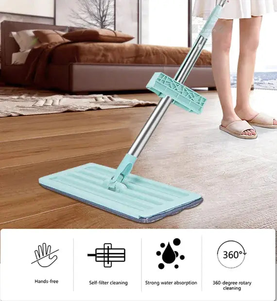 360 Hands-Free Microfiber Floor Mop GLR SHOPPING