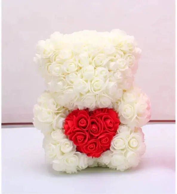 Rose Bear Teddy - Valentine's Day PE Foam Rose Bear GLR SHOPPING