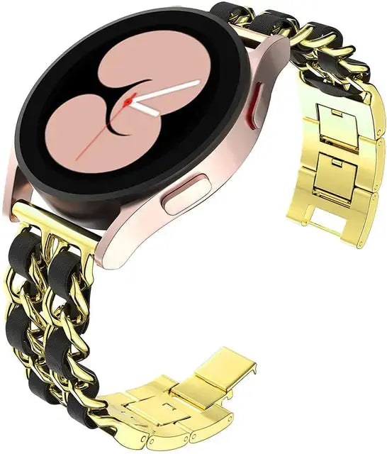 Metal Leather Strap for Samsung Watch - GLR SHOPPING