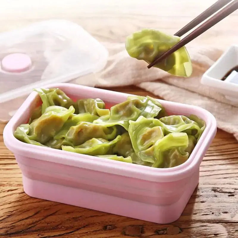 Silicone Rectangle Lunch Box Set GLR SHOPPING
