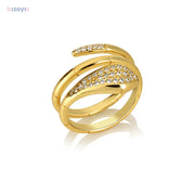 Three-Circle Snake Rings for Women GLR SHOPPING