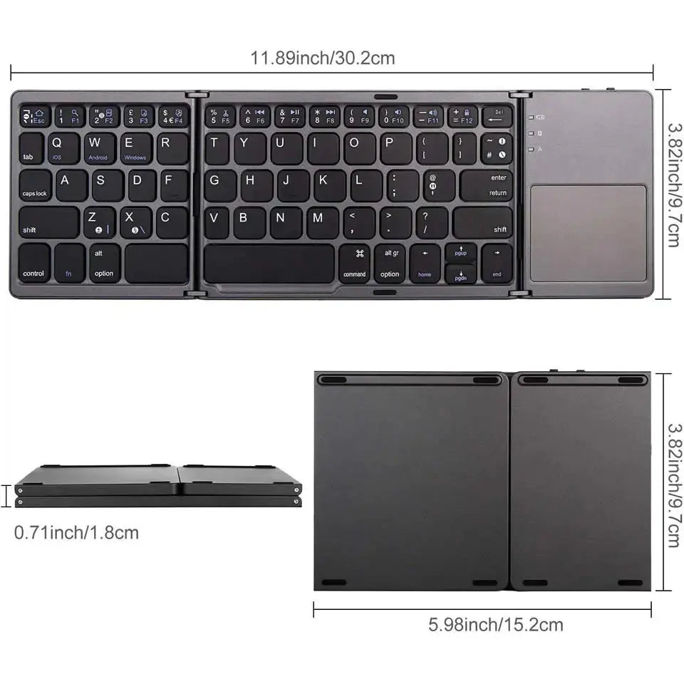 Bluetooth Keyboard With Touchpad GLR SHOPPING
