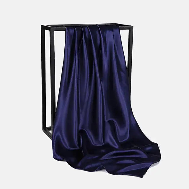 Solid Color Silk Neckerchief Scarf GLR SHOPPING
