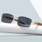 Rectangle Fashion Rimless Sunglasses GLR SHOPPING
