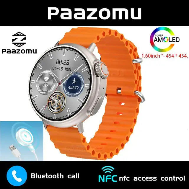 AMOLED 1.6 Inch Smart Watch - GLR SHOPPING