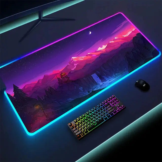 Luminous LED Lighting Mouse Pad GLR SHOPPING