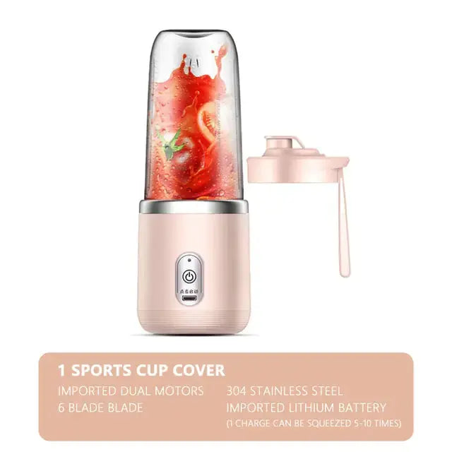 6 Blades Portable Juicer Blender GLR SHOPPING