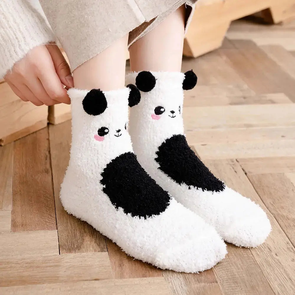 Women's  Fuzzy Socks Winter Warm Fleece GLR SHOPPING