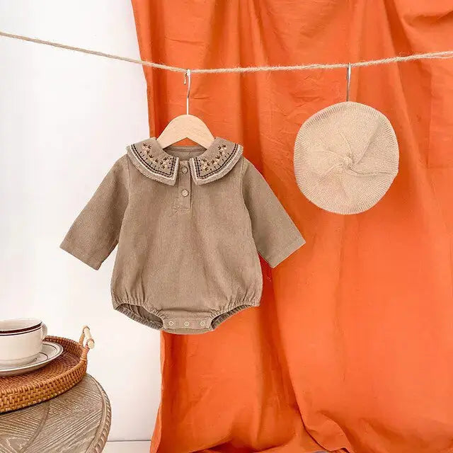 Spring Embroidered Baby Bodysuit GLR SHOPPING