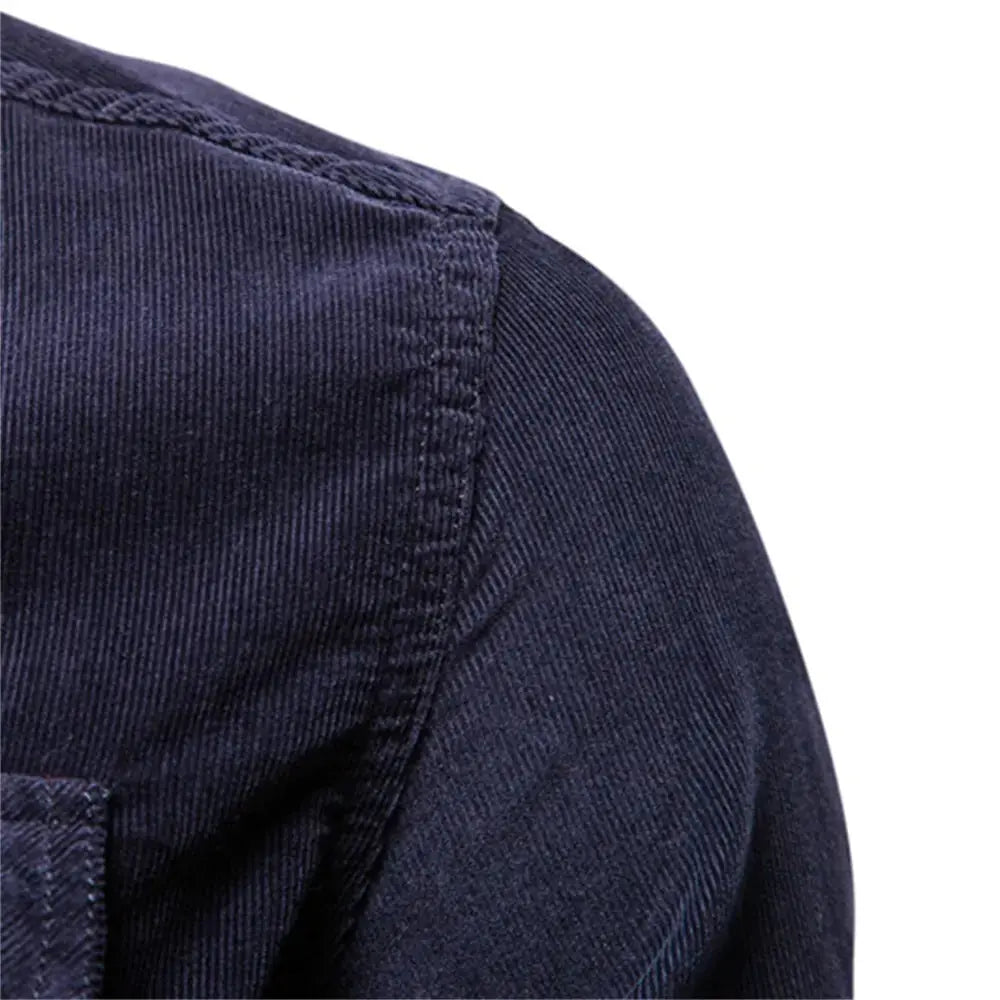 Men's Business Casual Corduroy Shirt GLR SHOPPING
