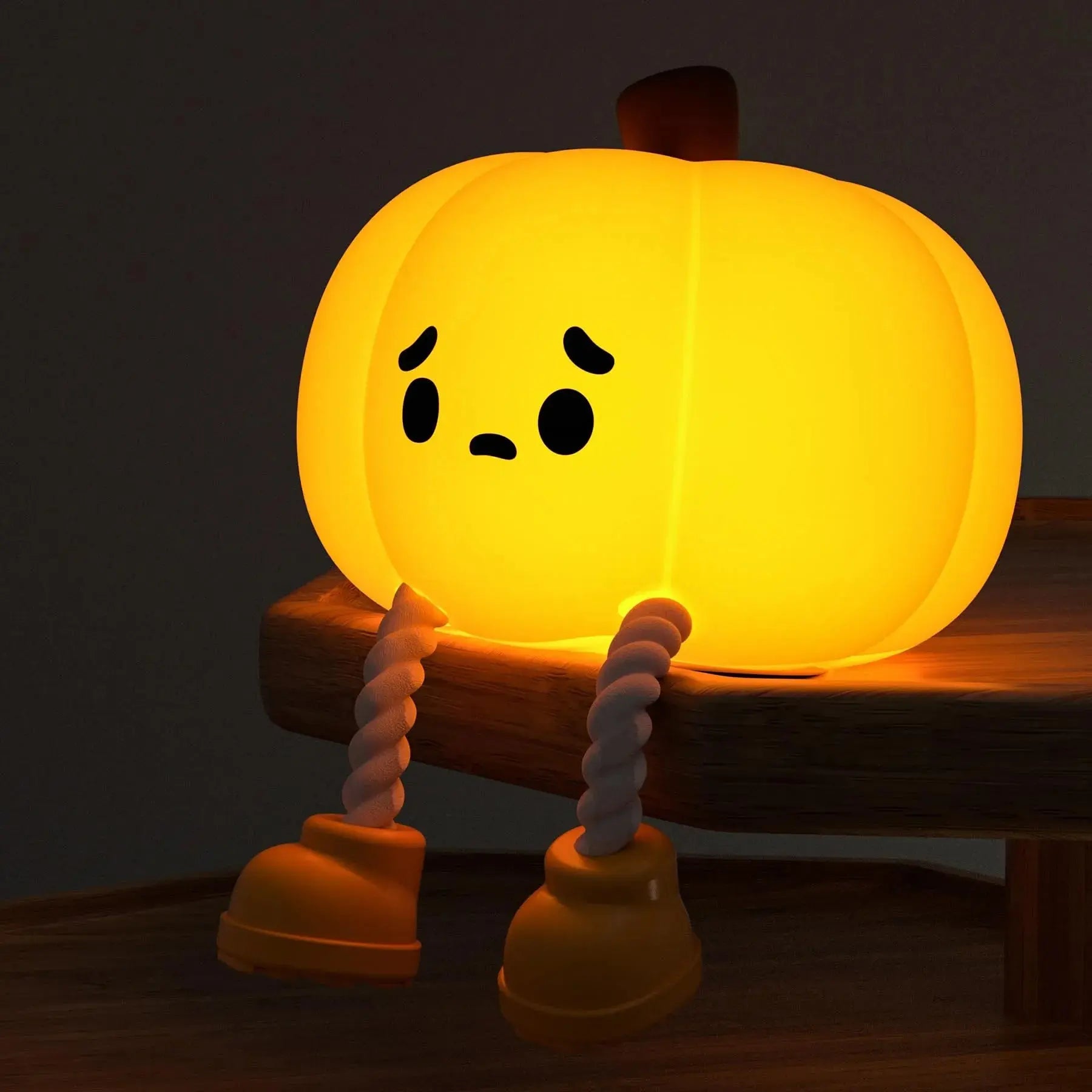 Pumpkin Shaped Night Light GLR SHOPPING