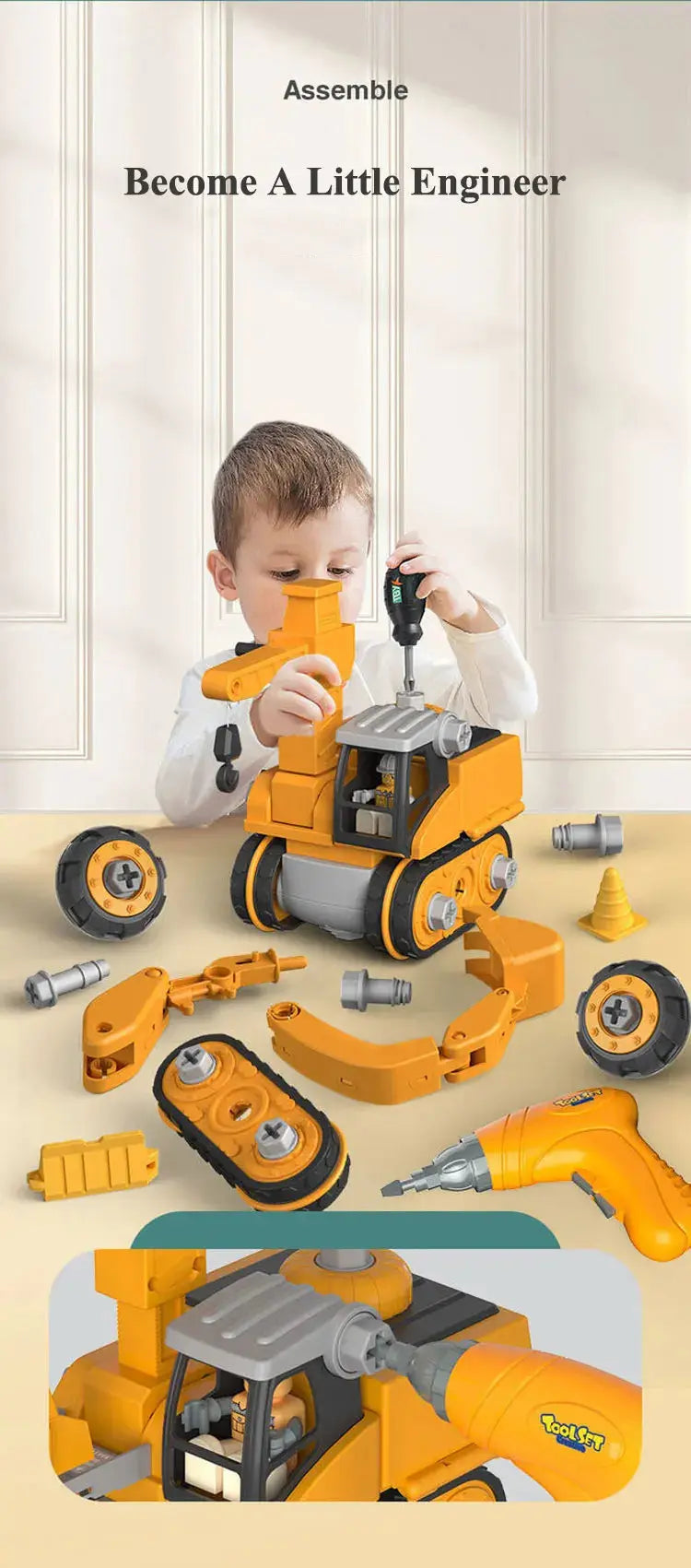 Kids' Engineering Drill Tool Set GLR SHOPPING