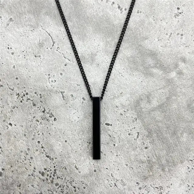 Rectangle Pendant Necklace GLR SHOPPING