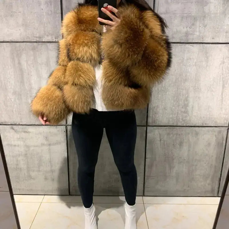 Picture Perfect Thick Fur Coat GLR SHOPPING