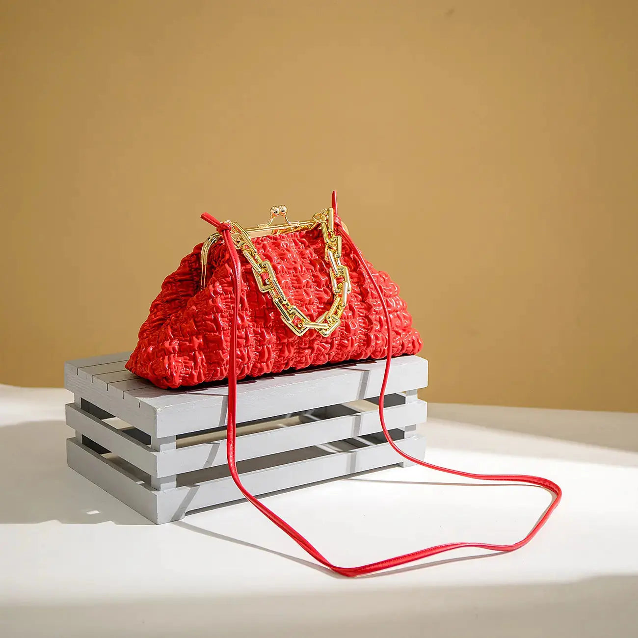 Ladies Pleated Handbags GLR SHOPPING