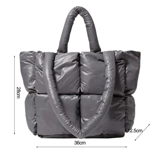 Fashion Large Tote Padded Handbags - GLR SHOPPING