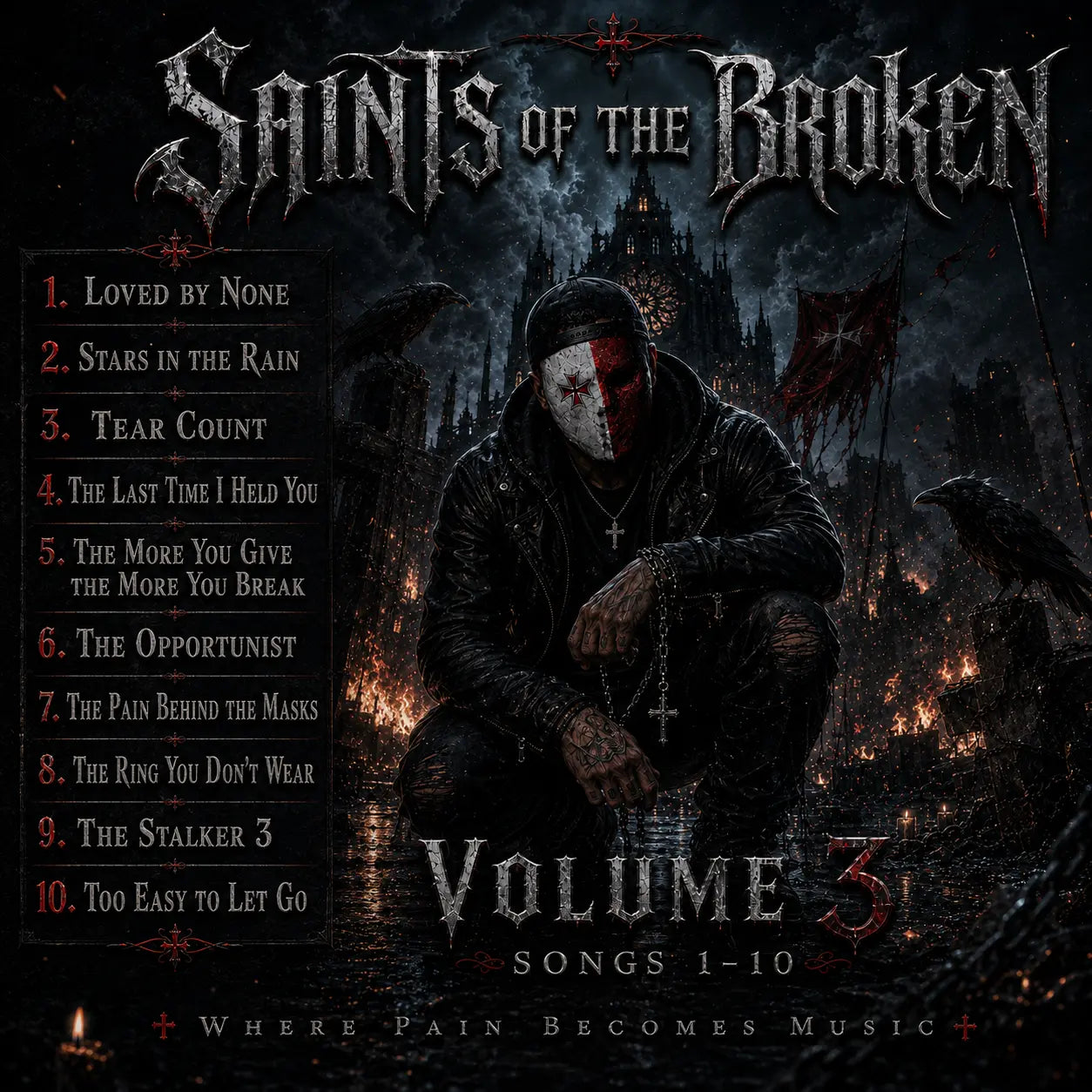 Saints of the Broken “Broken Family” Full Design Gothic Hoodie GLR SHOPPING