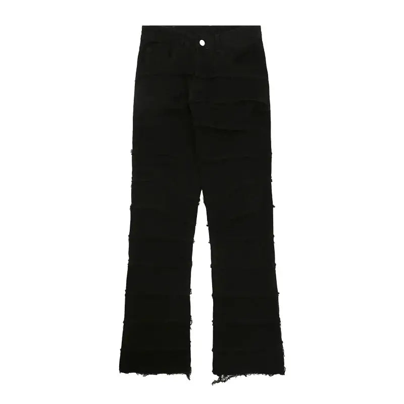 Heavy Industry Hole Frayed Destruction Waxed Jeans GLR SHOPPING