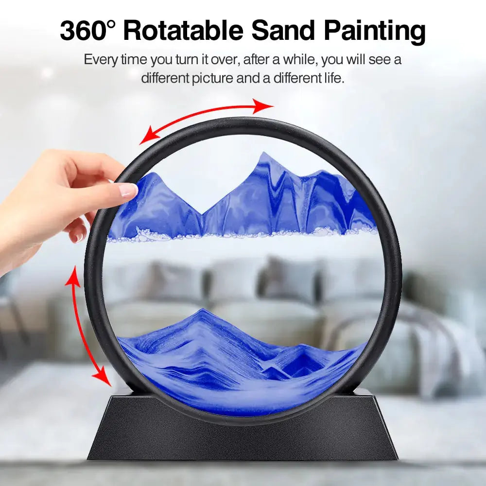 3D Hourglass Deep Sea Sandscape In Motion GLR SHOPPING