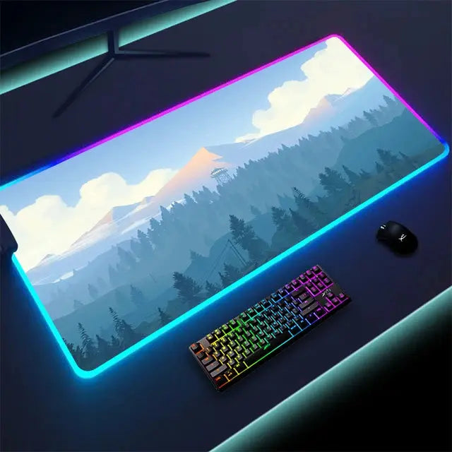 Luminous LED Lighting Mouse Pad GLR SHOPPING