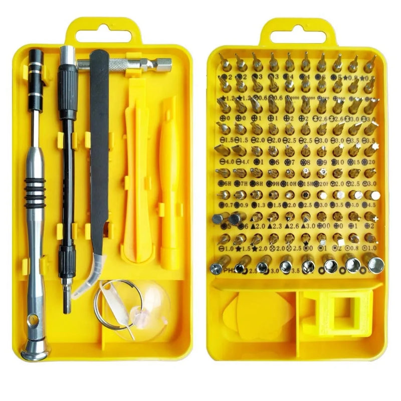 115-in-1 Precision Screwdriver Set for Mobile Phone and Watch Repair