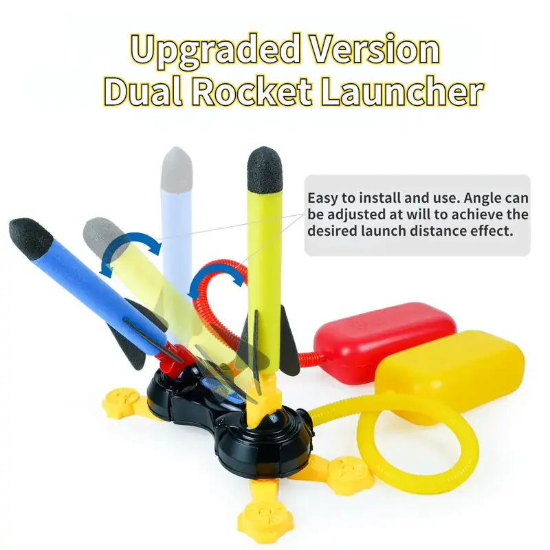 Children Outdoor Air Rocket Foot Launcher GLR SHOPPING