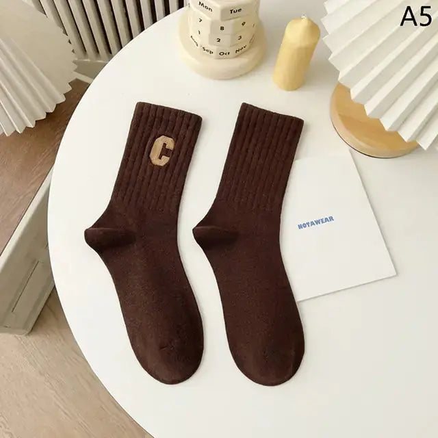 Women Tie-dye Middle Tube Socks GLR SHOPPING