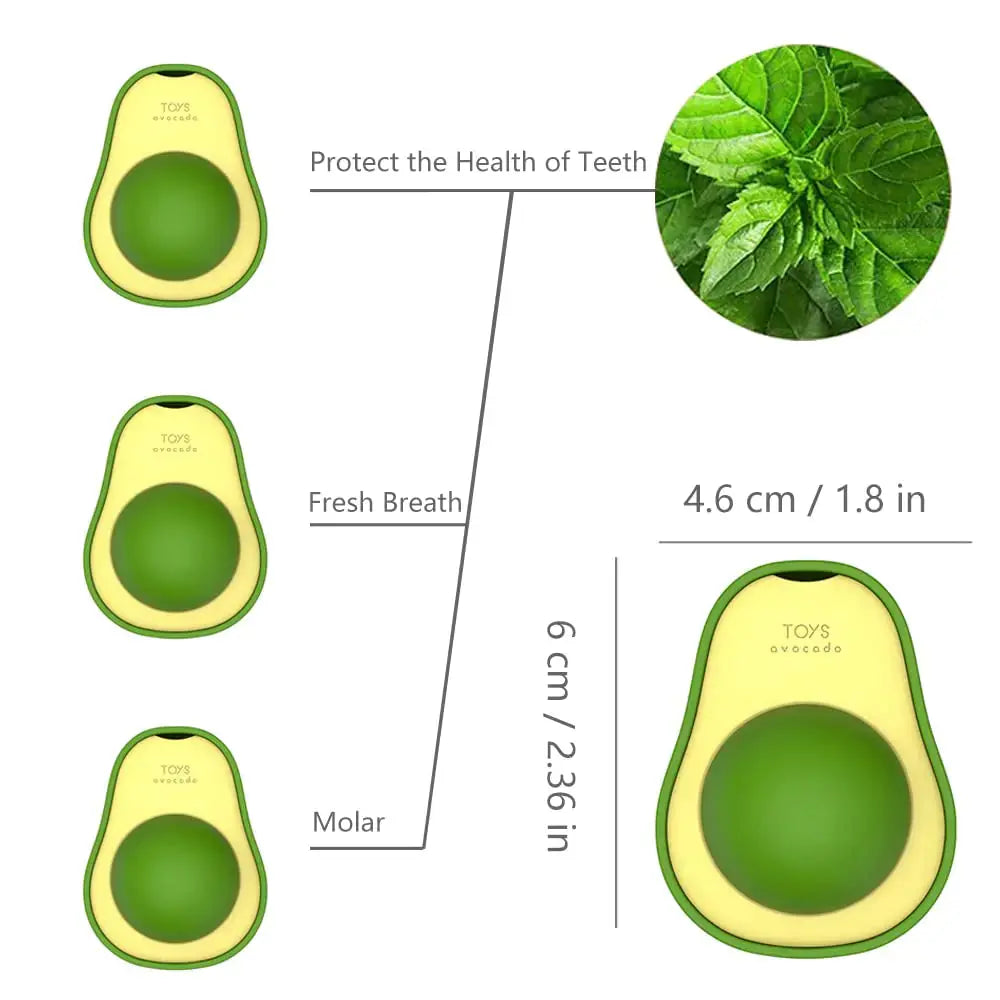 Avocado Mint Ball Toy GLR SHOPPING