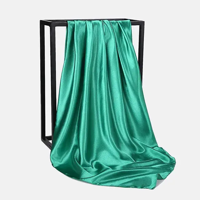 Solid Color Silk Neckerchief Scarf GLR SHOPPING