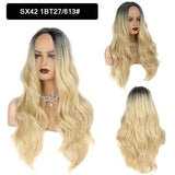 Wavy Middle Part Wigs