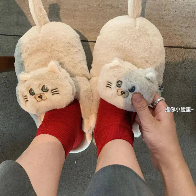 Cuddly Hug Cat Slippers GLR SHOPPING