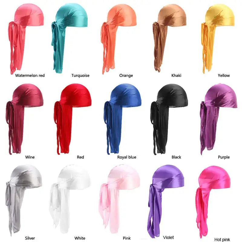 Colorful Silk Waves Durag Headwrap GLR SHOPPING