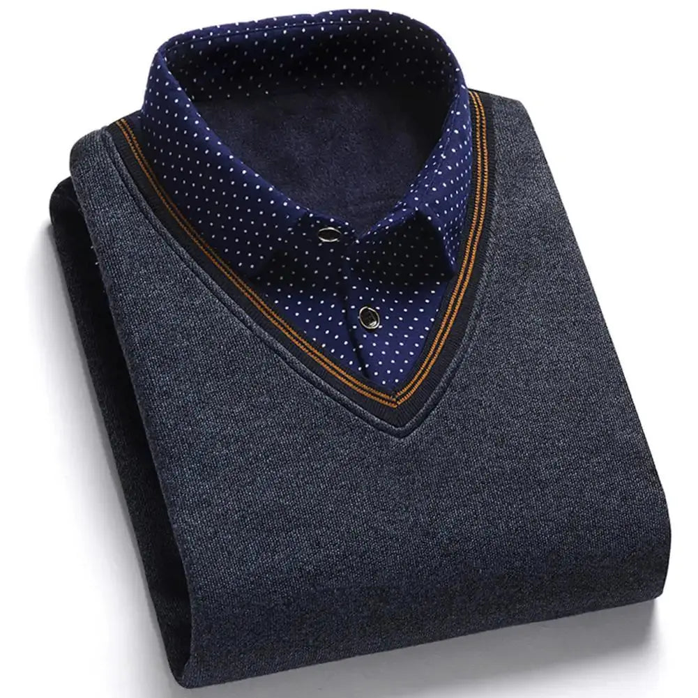 Thicken Knitted Male Base Sweater GLR SHOPPING