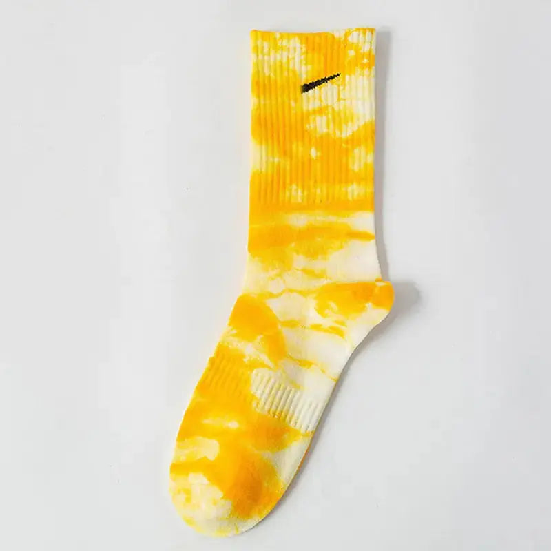 Women Tie-dye Middle Tube Socks GLR SHOPPING