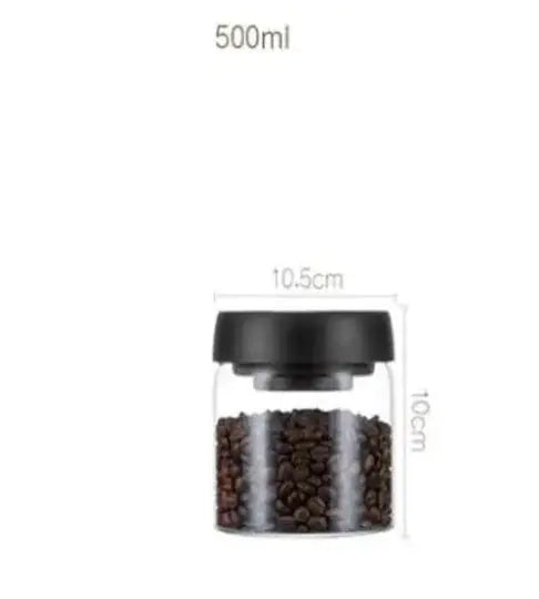 Vacuum Sealed Glass Storage Jar Set GLR SHOPPING