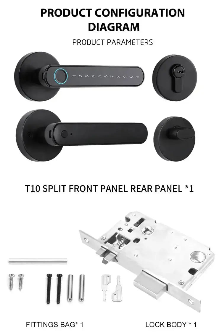 Fingerprint Door Lock GLR SHOPPING