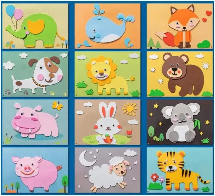 3D Sticker Puzzles (12 Sheets) GLR SHOPPING