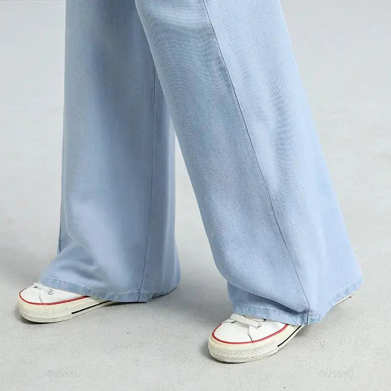 Women's Baggy Wide Leg Denim Pants GLR SHOPPING