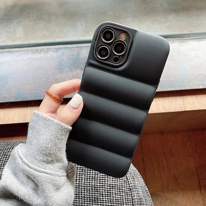 Jacket Puffer Bumper Matte Phone Case GLR SHOPPING