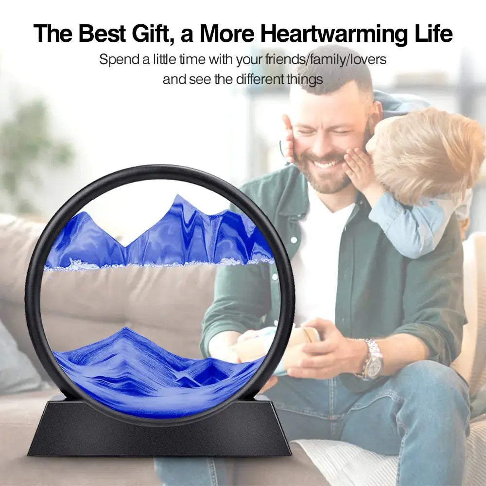 3D Hourglass Deep Sea Sandscape In Motion GLR SHOPPING