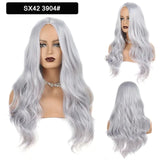 Wavy Middle Part Wigs