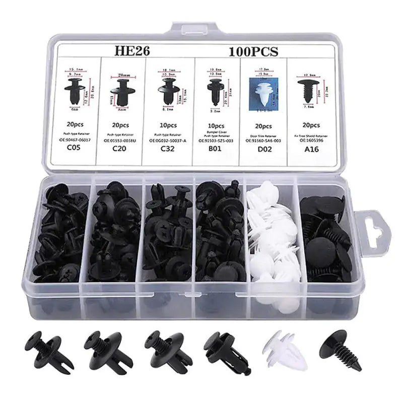 Car Fastener Clip Mixed Pack GLR SHOPPING